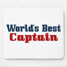 Worlds Best Captain Mouse Pad
