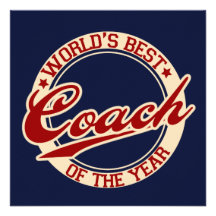 World's Best Coach of the Year Personalized Invitation
