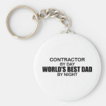 World's Best Dad - Contractor Keychains