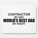 World's Best Dad - Contractor Mouse Pad
