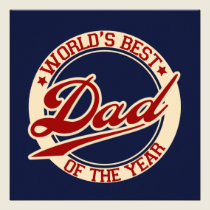 World's Best Dad invitations