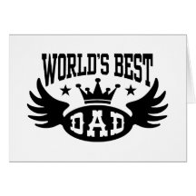 World's Best Dad Greeting Card