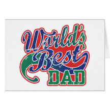 World's Best Dad Greeting Cards