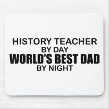 World's Best Dad - History Teacher Mousepad
