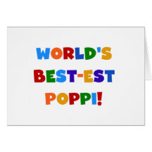 World's Best-est Poppi Bright Colours Gifts Card