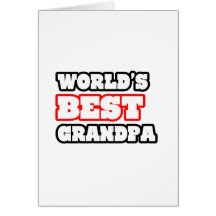 World's Best Grandpa Greeting Cards