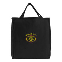 Worlds Best Great Grandpa Embroidered Bag