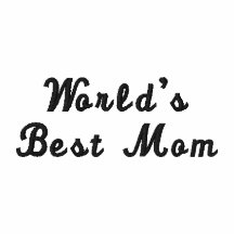 World's Best Mum Fitted Polo Shirt - embroidered