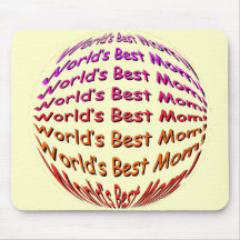 World's Best Mum! Mouse Mat