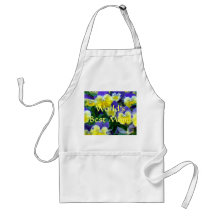 "World's Best Mum" Pansies Apron