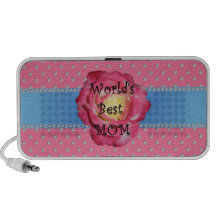 World's best mum pink diamonds mp3 speakers