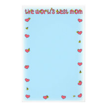 world's best mum stationery