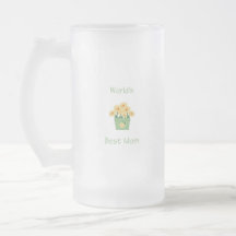 World's Best Mum (yellow flowers) Coffee Mug
