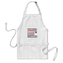 World's Best Music Teacher Aprons