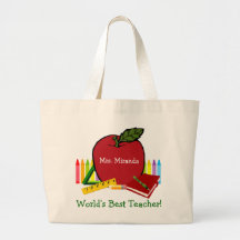 World's Best Teacher Canvas Bag