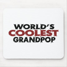 Worlds Coolest Grandpop Mouse Pad