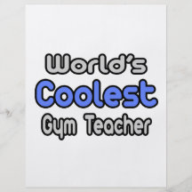 World's Coolest Gym Teacher Personalized Flyer