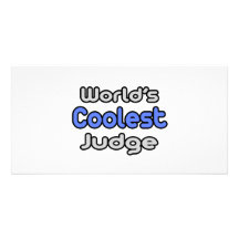 World's Coolest Judge Personalised Photo Card