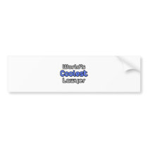 World's Coolest Lawyer bumper stickers