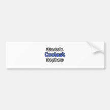 World's Coolest Nephew Bumper Sticker