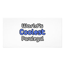 World's Coolest Paralegal Personalized Photo Card