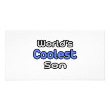 World's Coolest Son Photo Greeting Card