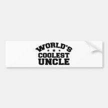 World's coolest Uncle Bumper Sticker