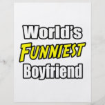 World's Funniest Boyfriend Flyer