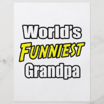 World's Funniest Grandpa Flyers