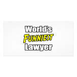 World's Funniest Lawyer Photo Card Template