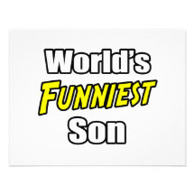 World's Funniest Son Announcements