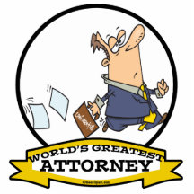 WORLDS GREATEST ATTORNEY MEN III CARTOON CUT OUT