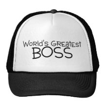 Worlds Greatest Boss Mesh Hat