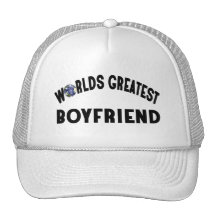 Worlds Greatest Boyfriend Mesh Hats