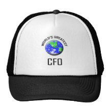 World's Greatest Cfo Trucker Hats