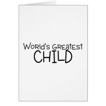 Worlds Greatest Child Cards