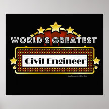 World's Greatest Civil Engineer Print
