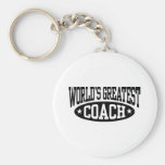 World's Greatest Coach Keychain