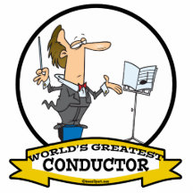 WORLDS GREATEST CONDUCTOR MEN II CARTOON PHOTO SCULPTURES