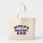 World's Greatest Dad Canvas Bag