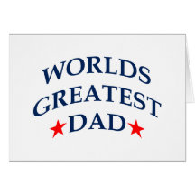 Worlds Greatest Dad Card