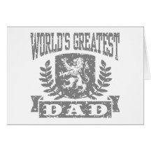 World's Greatest Dad Greeting Cards