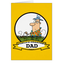 WORLDS GREATEST DAD MEN CARTOON GREETING CARDS