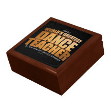 World's Greatest Dance Teacher Trinket Box