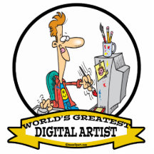 WORLDS GREATEST DIGITAL ARTIST MEN CARTOON PHOTO CUT OUT