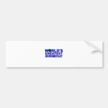 World's Greatest Environmentalist Bumper Stickers