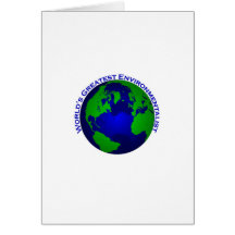 World's Greatest Environmentalist Greeting Card