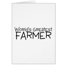 Worlds Greatest Farmer Greeting Cards