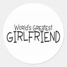 Worlds Greatest Girlfriend Sticker