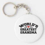 World's Greatest Grandma Key Chain